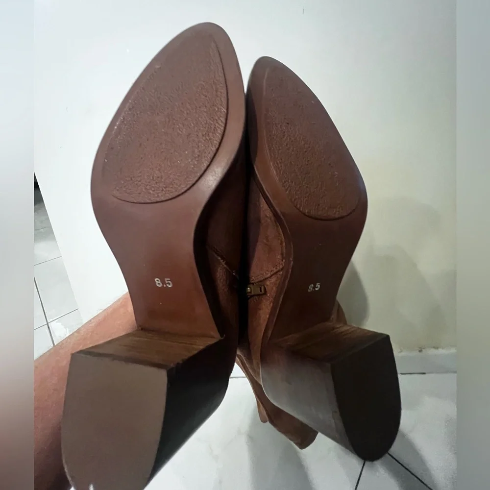 SEYCHELLES Paradise City Over The Knee Boot In Cognac NWOB Size 8.5